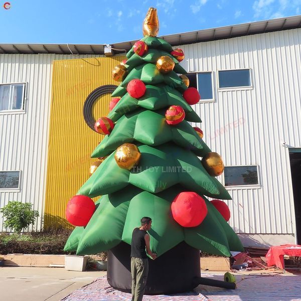 Large Inflated Christmas Tree Balloon for Outdoors - Ideal for Holiday Festivities