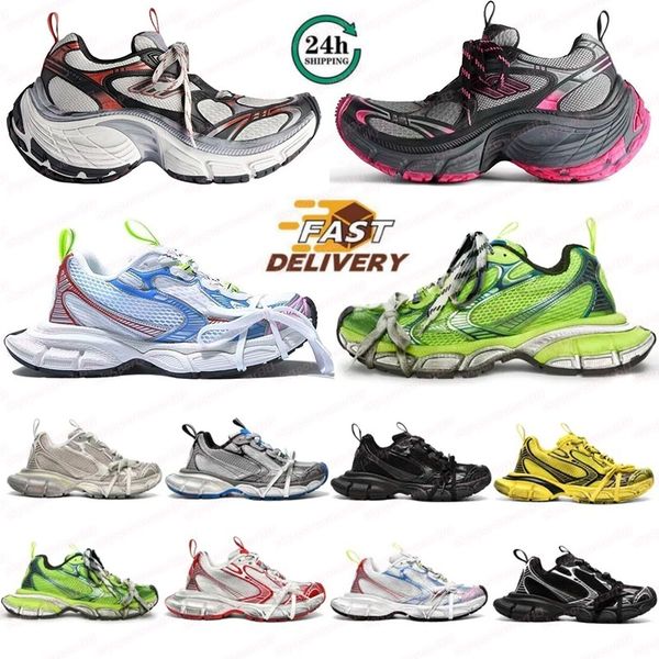 2026 Luxury designer track and field 3.0 3XL sneakers man platform casual shoes white black net nylon printed leather sports shoes triple s belts size 36-45