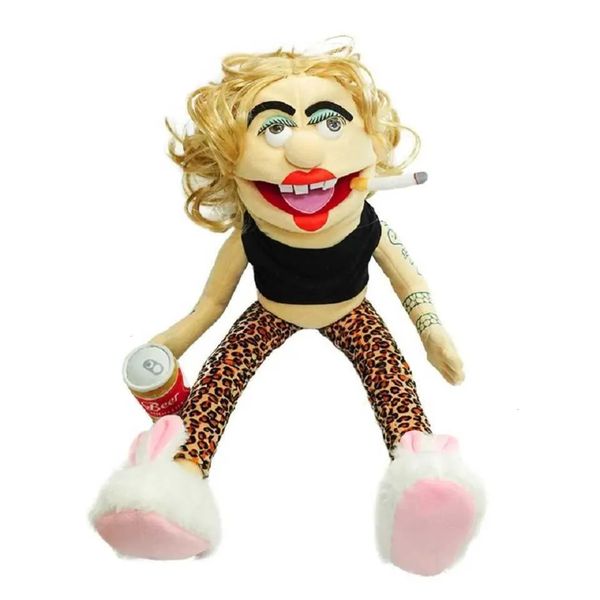 2026 Game And Toy Game And stuff animal Toy 30/60Cm Jeffy 00 Stuff Animal Hand Puppet Soft Talk Show Party Prop Christmas Doll Plush Childrens Gift Free Shipping Free