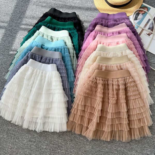 Designer Luxury Double Layer Cake Skirt For Women — compare prices at CompareOffers