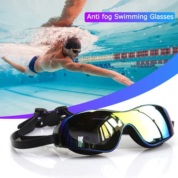Professional Adult Anti-fog UV protection Lens Men Women Swimming Goggles Waterproof Adjustable Silicone swim Glasses in pool 260509