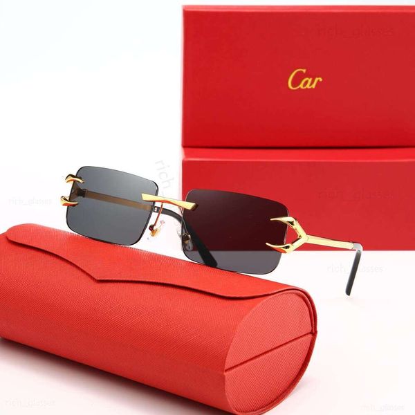 Free Shipping Luxury Sunglasses UV400 Protection Metal Rivet Decoration Sunglas…