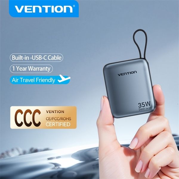 Vention CCC 10000mAh 35W Power Bank Fast Charge Portable Mini 3C PowerBank for iPhone 17 External Spare Battery Charger 260427ww