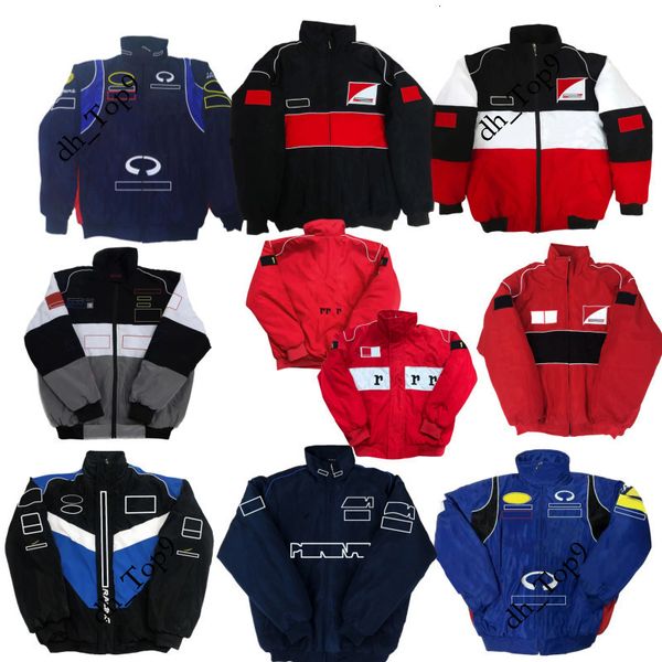 NEW F1 racing suit Mens jackets vintage motorcycle Team Rider car Fans Full Embroidered Logo Men's f1 Jackets Series cotton coats F1 windproof outerwear 6a 17 7f2 c6 f