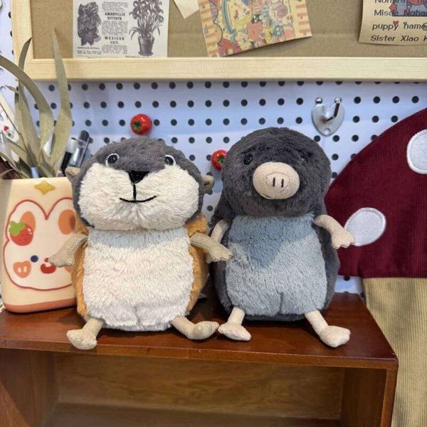 Hot 15cm Mole Tourist Doll Stuffed Plush Mini Lambeth Lemming Toy Cute Children's Birthday Gift Room Decoration 26L0511