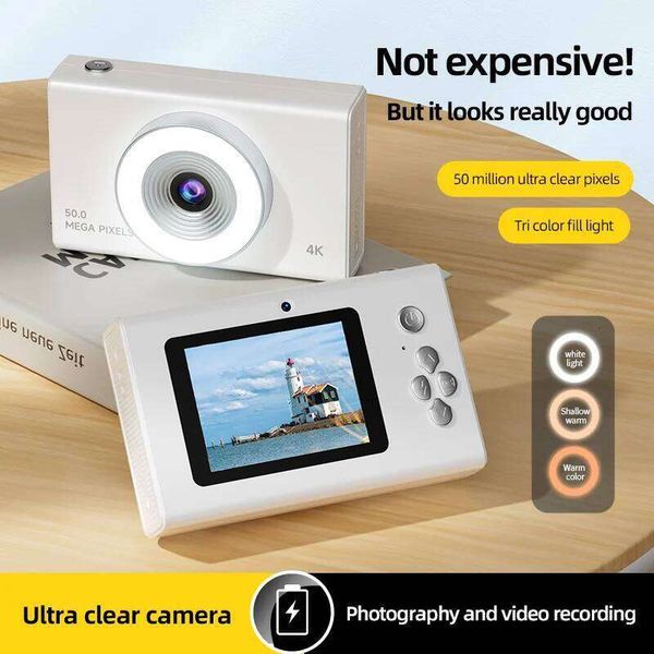 New Digital 4K High-definition 50 Million Pixels Autofocus Portable Retro CCD Travel Student Camera 2025 26L0512