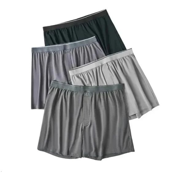 Stay Cozy and Cool: 4-Pack Men's Breathable Modal Pajama Pants
