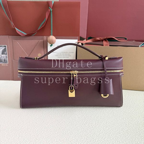 Extra Clutch L29 Luxury designer bag OEM Original Quality Evening bag 29CM flap handbag Calfksin Cosmetic Bag with gift box LPECL29A