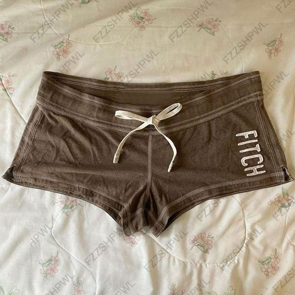vintage Fashion Y2K Sports Goth Women Shorts Summer Streetwear Oversized Shorts Garbage Goth high-waisted Beach sexy Shorts Emo 260509