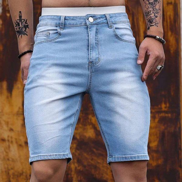 Men's Slim Fit Denim Shorts