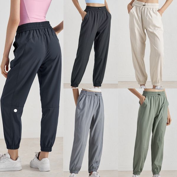 L6087-UU New Women Quick-Drying Yoga Pants Loose Fitness Running Pants Leg Pant…
