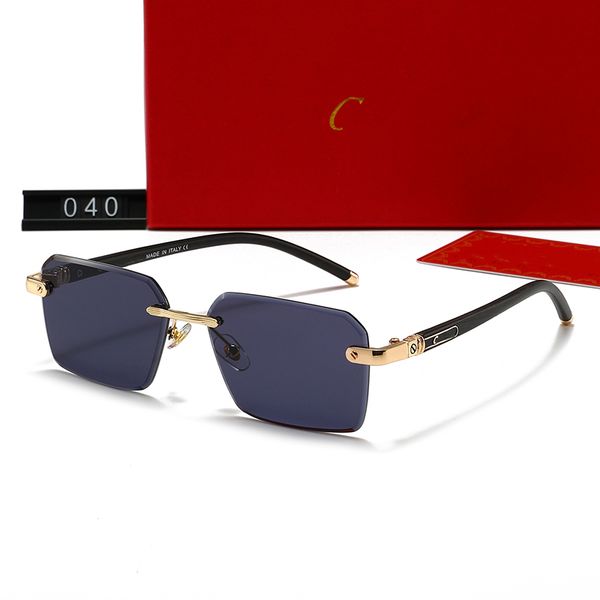 Designer Sunglasses Luxury Sunglasses UV400 Protection Metal Rivet Decoration S…