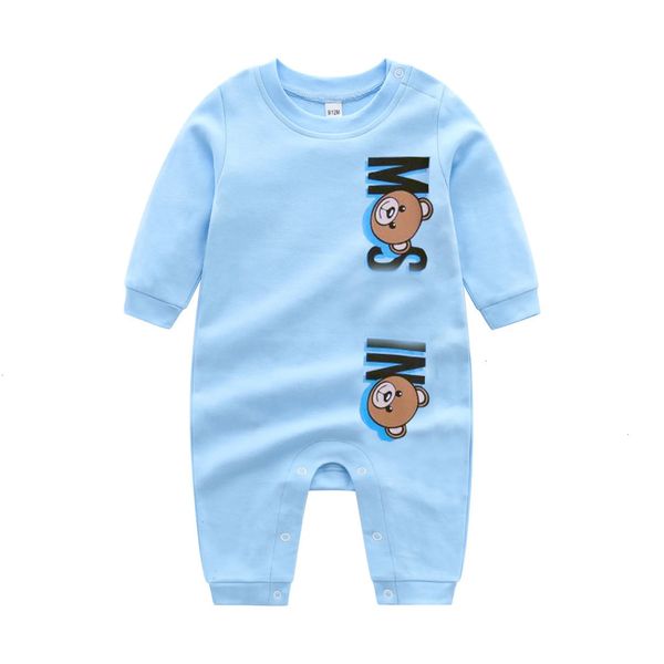 Designer 2026 Romper Baby Body Suits Cartoon Newborn Boys Girls One-Pieces Clothes Solid Color baby Printed Jumpsuits Hat Baby Outfits Long Sleeves Sleepsuit