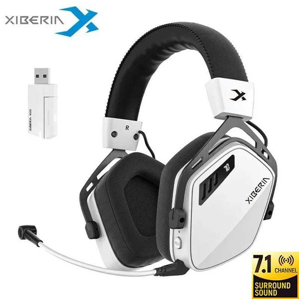 XIBERIA Wireless Gaming Headphones K03S Pro 71 Surround Sound 24GHz 4 Mode Headsets Gamer 2000mAh Battery Low Latency IEM S260509