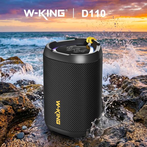 W-King D110 15W Bluetooth Speaker 53 Wireless Home Party System RGB Lights 12H Working Time TWS HiFi Sound Box TF Card Reader S260513