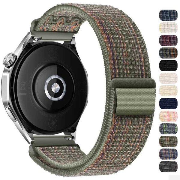20mm 22mm Smart Watch Strap for Amazfit Balance GT4/3/2 46mm Nylon Loop Bracelet for Galaxy Watch 4/6 Classic 5 Pro 45mmJ260514