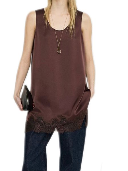 2026 Summer Lace Retro Women's Tanks Camis Embroidery Woman's Casual Tops Tees PPRWWT26001