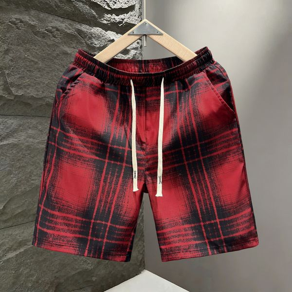 Designer Shorts Men's Checkered Shorts Summer Pants Luxurious Classic Casual Pants Fashionable Knee Length Shorts Outdoor Sports Pants
