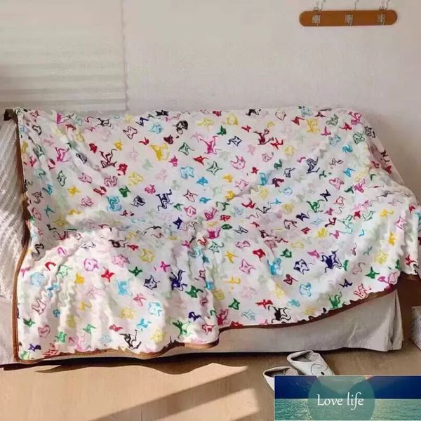 Luxury Designer Decor Designers Blanket Air Fashion Conditioning Car Travel Bath Towel Soft Winter Fleece room Shawl Throw Blankets Decorati 14
