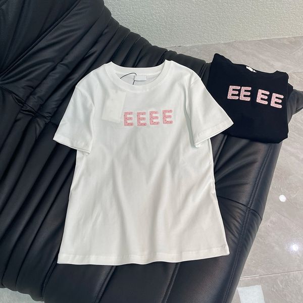 Summer Women Letter T Shirt Beads Breathable Sporty — compare prices at CompareOffers