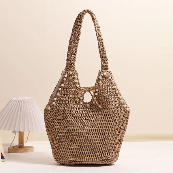 Summer Bohemian Paper Rope Woven Shoulder Bag Fashionable — compare prices at CompareOffers