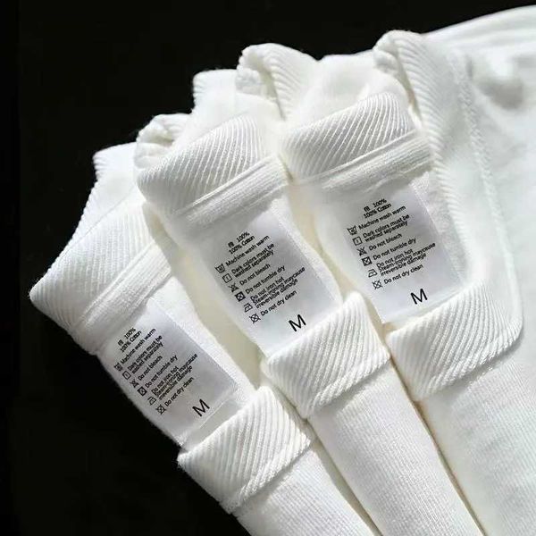 Men's T Shirt Summer Cotton Tops Women Solid Colour Blank Tshirts O-neck Round Collar Short-Sleeve Couple White Top Tees Z260516