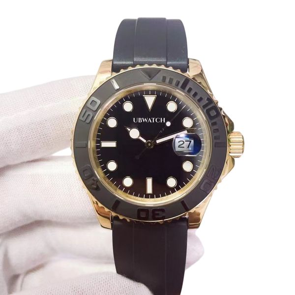 Jason007U1 ST9 Everose Gold Rolesium Yachty Watches 40MM Automatic Mechanical M…