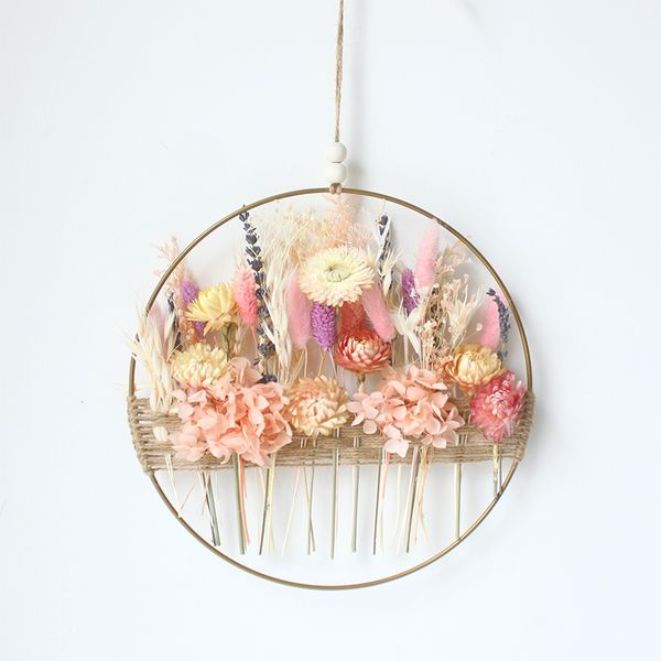 Elegant Wholesale Dry Flower Arrangements Perfect for Walls & Doors