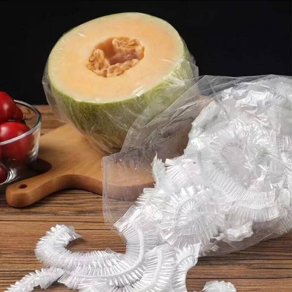 Food grade cover, disposable household plastic wrap with elastic mouth bowl cover ddmythur