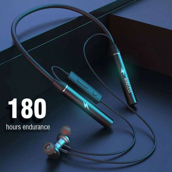 STTKGZD Wireless Headphones Neckband Bluetooth Earphone 180 Hours Long Battery With Microphone High Quality Headset For Sport