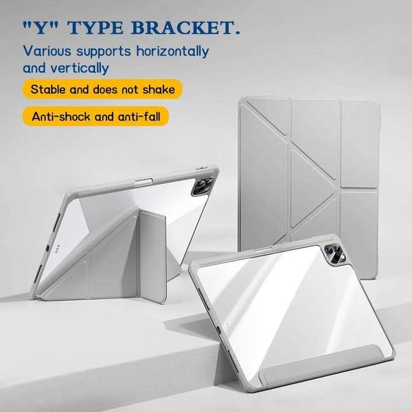 For iPad M3 2025 Air 4 5 IPad Pro 11 12.9 13 10 Gen 10.2 9th 8th 6th 5th 9.7 Smart Case Cover With Pen Holder
