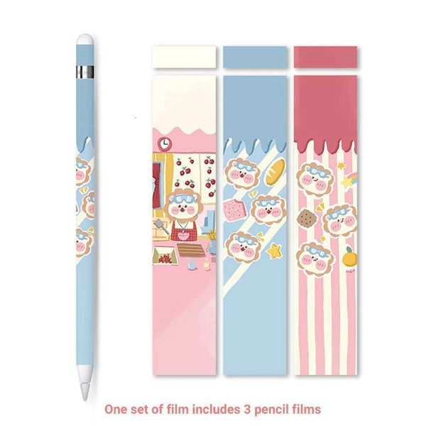 Cute Cartoon Rabbit Bear Ultra Thin 3M PVC Film Case Skin Tape Sticker for Apple Pencil 2 Stylus