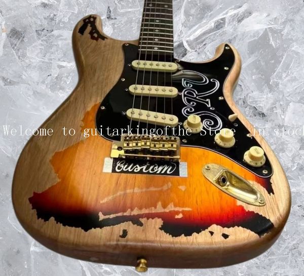 hot Electric Guitar Rosewood Fretboard Alder Body In Stock #N2452369