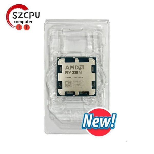 AMD New Ryzen 5 9600X Processor 54GHz 6-Core 12-Thread 38MB Game Cache 4NM TDP 65W Socket AM5 Gaming CPU Zen 5