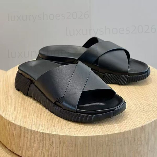 Designer elastic slippers autumn men's shoes mesh sequin lace up patch sandals minimalist casual shoes cushioning travel beach f1