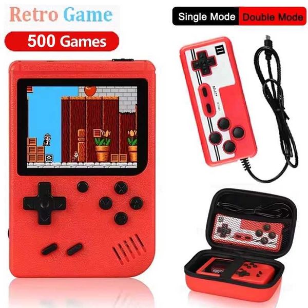 24Inch Retro Portable Mini Handheld Game Player 8 Bit Video Game Console Built-in 500 Games Gameboy For Kid Gift Z260518
