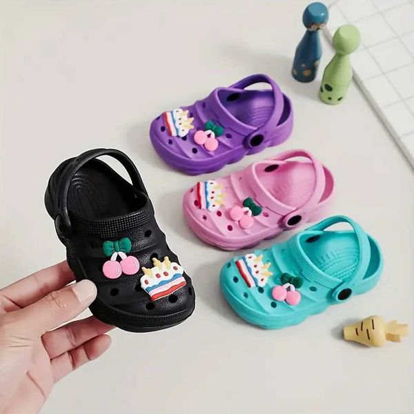 Summer Children's Slippers DIY Design Cartoon Casual Sandals for Boy Girl Home Beach Breathable Non-Slip SandalsT260516