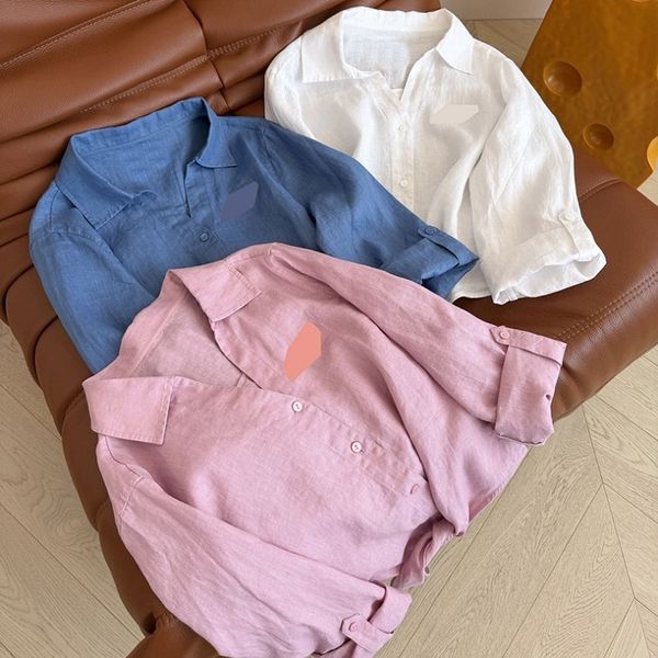 Women's Casual Shirts Designer Fresh Style Cozy Loose Shirts Summer Resort Vacation Comfortable Blouses