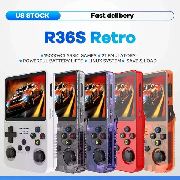 Open Source R36 Handheld game console 64G best Games Linux System 3.5 26L0518