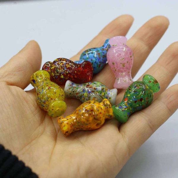 5pcs 15x25mm Vase-Shaped Punch Handmade Lampwork Glass Beads for Jewelry Making Supplies DIY Necklace Bracelet Accessories