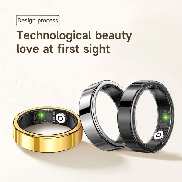 2026 New Multifunctional Smart Ring 6.8mm Heart Rate Blood Oxygen Monitor Sleep Detection Health Wireless Wearable Ring