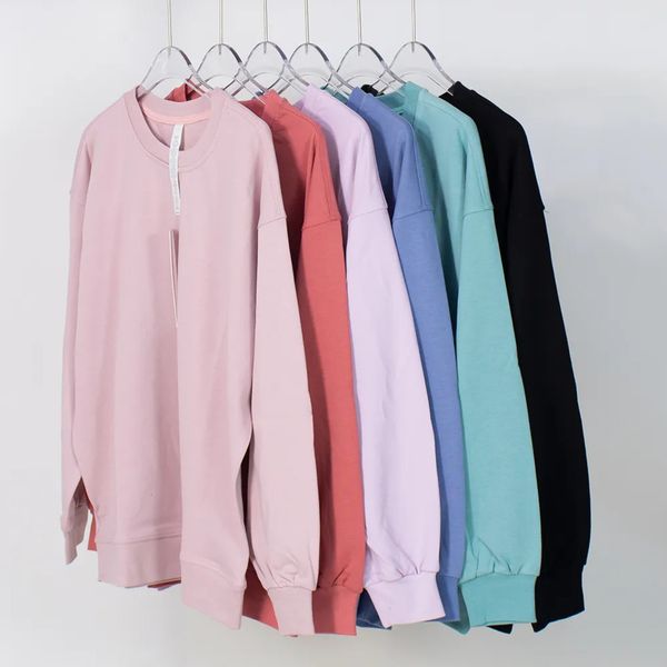 DHgate 2026 Gym Clothe Set Womens Yoga Outfit workout set Sweater Top Casual Loose Gym Oversized Crew Sports Shirts Workout Blouse Woman Antumn Long Sleeve For Fitness 11 sold by DHgate