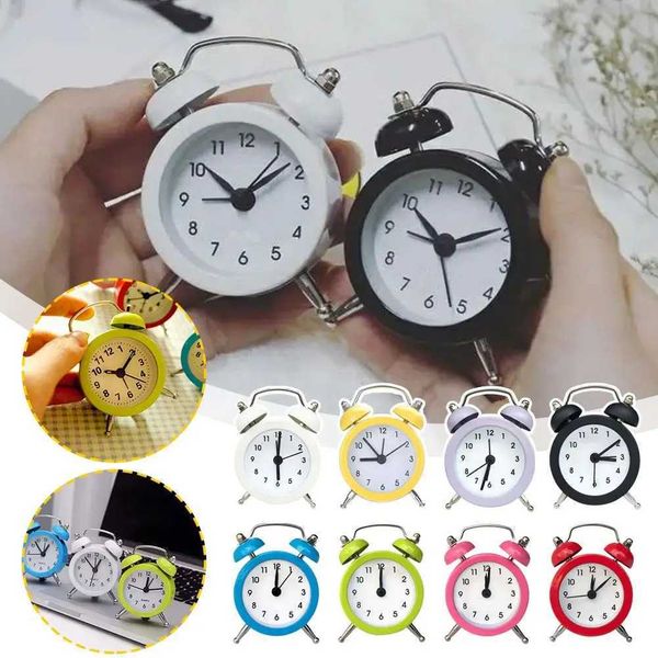 2025 Twin Bell Loud Alarm Clock Metal Frame Loud Alarm Battery Operate Desk Table Alarm Clock For Bedroom And Home Decoration C260520
