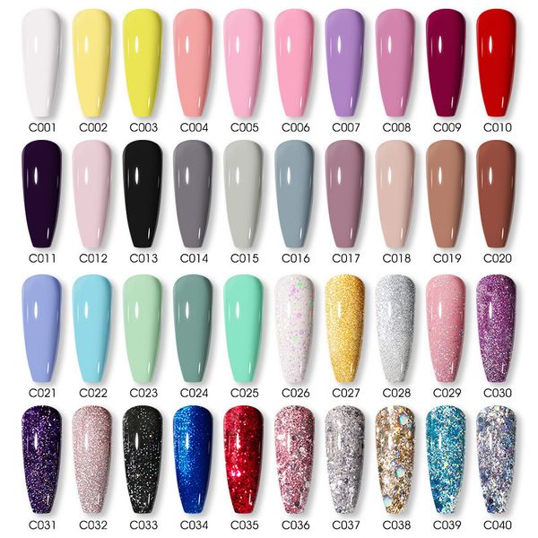 Sparkling nail art solid color nail polish adhesive 15ml large capacity shaping nail polish adhesive nail polish adhesive