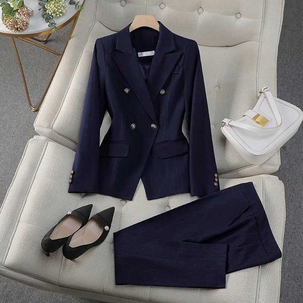 Official Interview Formal Blue Blazer Women High-end Pant — compare prices at CompareOffers