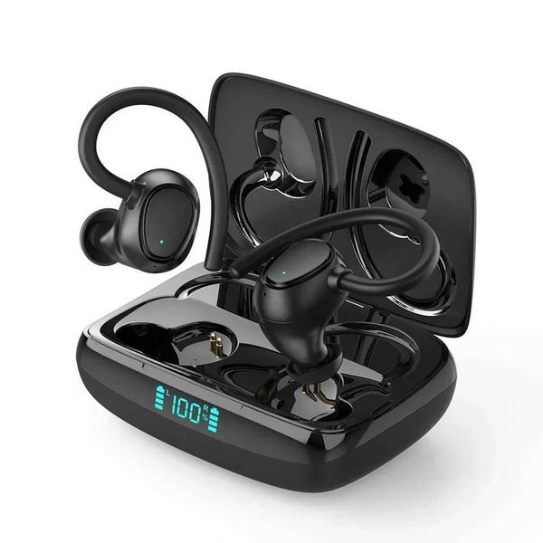 Dual Wear Sport Wireless Headset Ipx7 20 Hours Play Time Swimming Waterproof Bluetooth-compatible Earphone Stereo Earbuds T260521