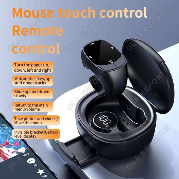 Bluetooth Ring Touch Screen Remote Control iPhone Android TikTok Video Scrolling Ebook Page Turner Music Playback Photo Shutter