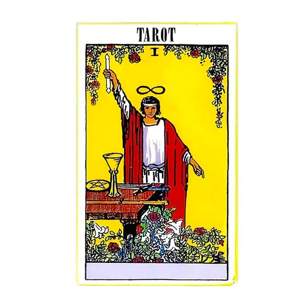 Hot-Selling Cards A 78Pcs Tarot Deck English Version Prediction Divination Board Game, Halloween And Christmas Gifts