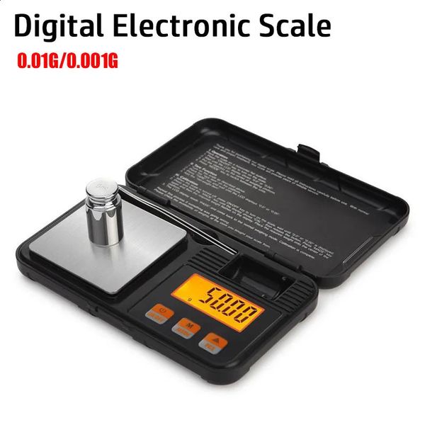 1pc 001g0001g High Precision Digital Pocket Scale Portable Electronic Jewelry Scale Kitchen Baking Scale Weighing Tools 260520