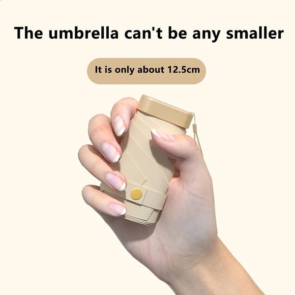 2026 Mini Sun Umbrella Pocket Rain Vinyl Sunscreen UV Protection Capsule Compact and Portable Dual Use 260520